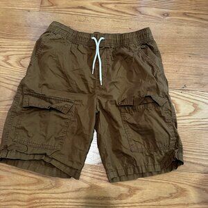 Cat &‎ Jack Boys XXL 16/18 Dark Khaki Cargo Shorts